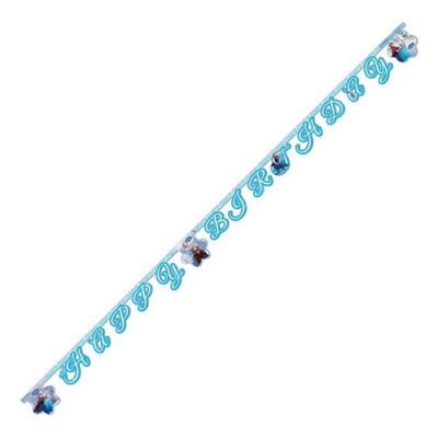 Bokstavsgirlang Happy Birthday Frost