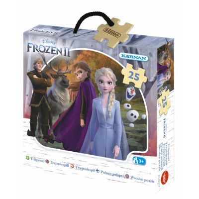 Disney Frozen 2 Askpussel trä 25 bitar