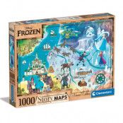 Disney Story Maps Frozen Pussel 1000-bitar