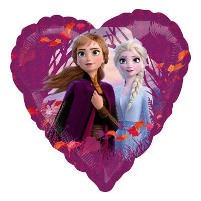 Folieballong Frost 2 Hjärta - 45 cm