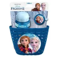 Frozen Cykelkorg med vattenflaska och ringklocka