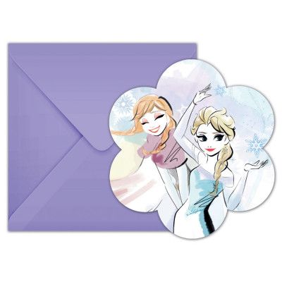 Frozen Sparkle Inbjudningskort
