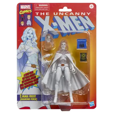 Marvel X-Men Emma Frost (diamond form) Retro Figur - Marvel -  Leksaksaffären