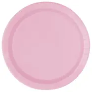 Papperstallrikar Pastell Rosa