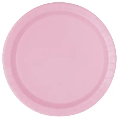 Papperstallrikar Pastell Rosa