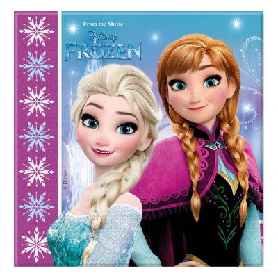 Servetter Frost / Frozen polarsken 20-pack