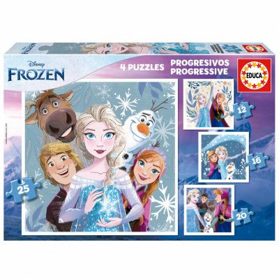 Educa Frozen 4-pack Pussel 12-16-20-25 bitar - Frozen -  Leksaksaffären