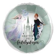 Folieballong Disney Anna & Elsa Födelsedag