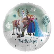 Folieballong Disney Happy Frozen Födelsedag