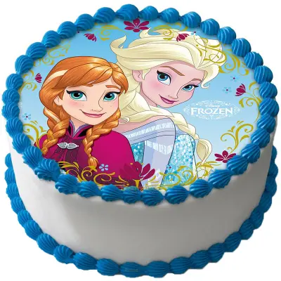 Frost Tårtoblat Elsa och Anna C