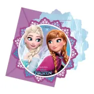 Inbjudningskort Disney Frost/Frozen - 6-pack
