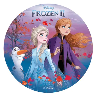 Tårtbild Frost 2 - Anna, Elsa&Olof 20 cm
