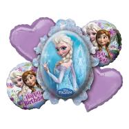 Ballongbukett Frost / Frozen - 5-pack