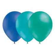 Ballongkombo Blå/Turkos/Havsgrön - 15-pack