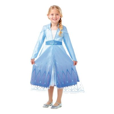 Frozen 2 Elsa Premium Barn Maskeraddräkt - Medium