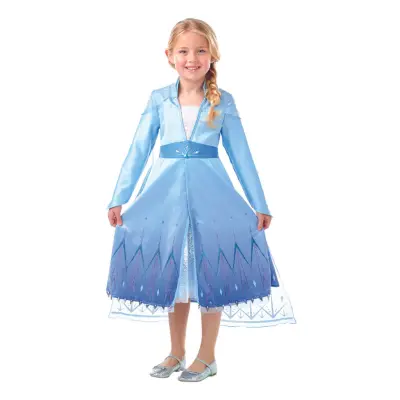 Frozen 2 Elsa Premium Barn Maskeraddräkt - Medium