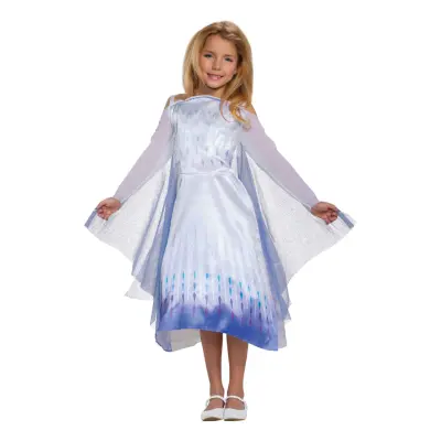 Frozen Snödrottning Elsa Barn Maskeraddräkt - Large