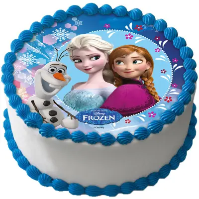 Frozen Tårtoblat Sockerpasta D