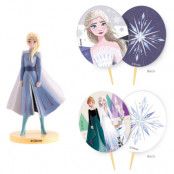 Tårtdekorationer Frost Elsa-figur & Caketopper