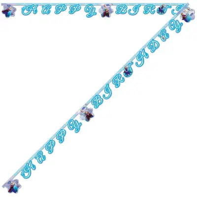 Frozen Ice Skating Happy Birthday Girlang