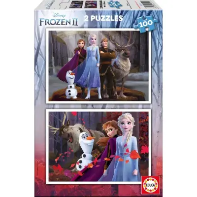 Educa Frozen 2 Pussel 2x100 bitar - Frozen -  Leksaksaffären