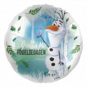 Folieballong Disney Frozen Födelsedag Olaf & Bruni
