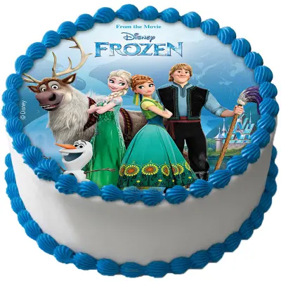 Frost Tårtbild Sockerpasta A